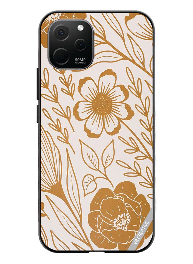VR CREATIVE Protective Case Cover For Huawei Nova Y61 Floral Design Multicolour - Image 1