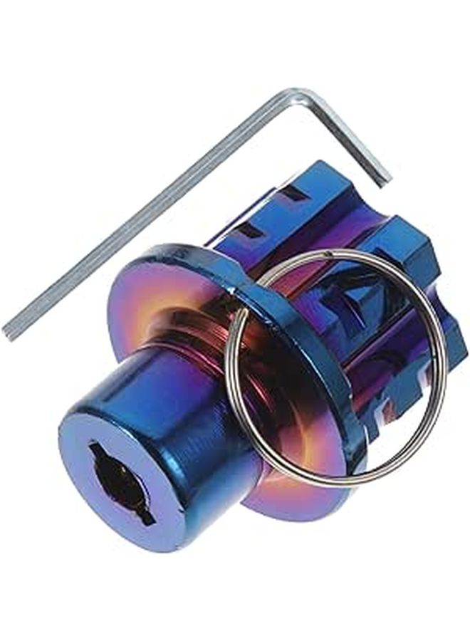 Garneck Titanium Alloy Motorcycle Key Cover For Scooter With Screw Easy Install - Image 1