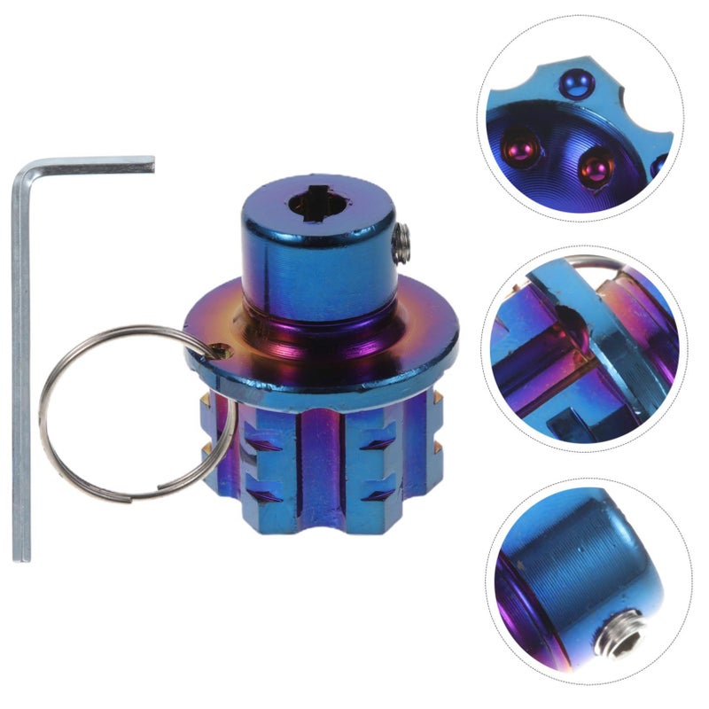 Garneck Titanium Alloy Motorcycle Key Cover For Scooter With Screw Easy Install - Image 4