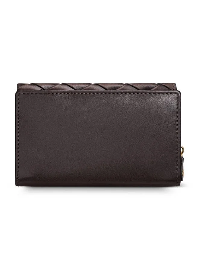 POLICE Umo Brown Leather Wallet for Women