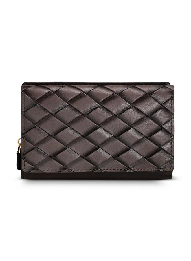 POLICE Umo Brown Leather Wallet for Women
