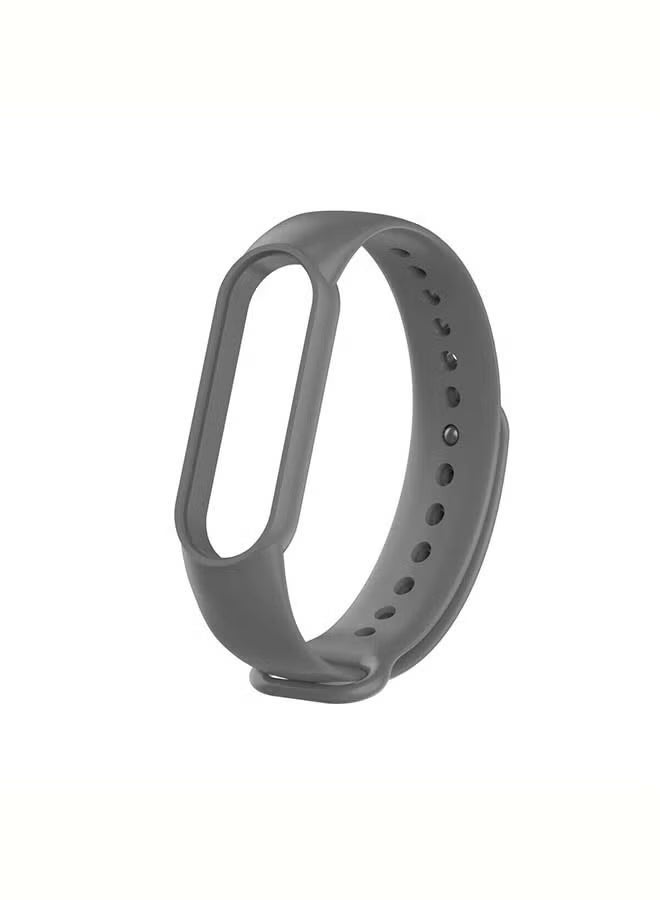 Breathable Replacement Silicone Sport Strap Compatible with Xiaomi Mi Band 5/6/7 Watch M5/M6/M7 One Size, Unisex Adult - Image 1