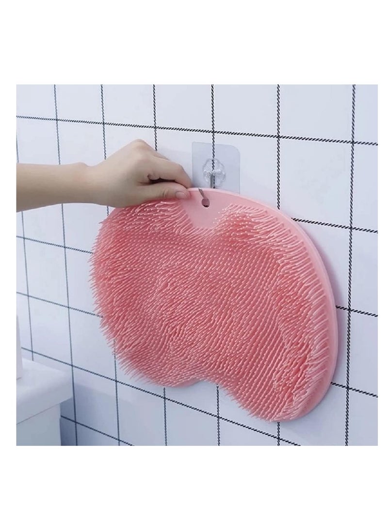 Dubkart - Shower Foot Scrubber Larger Size Mat with Non Slip Suction Cups  Cleans Smooths Exfoliates and Massages Your Feet Without Bending - Image 1