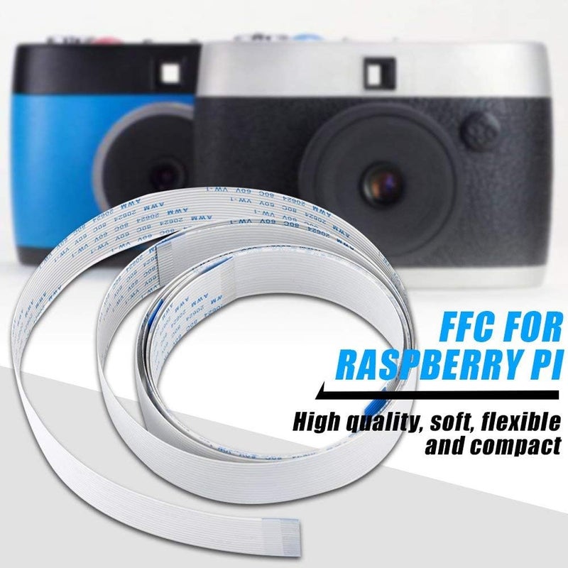 3pcs/Set 15 Pin 30cm 50cm 100cm FFC Ribbon Flexible Flat Cable for Raspberry Pi Module Camera - Image 2