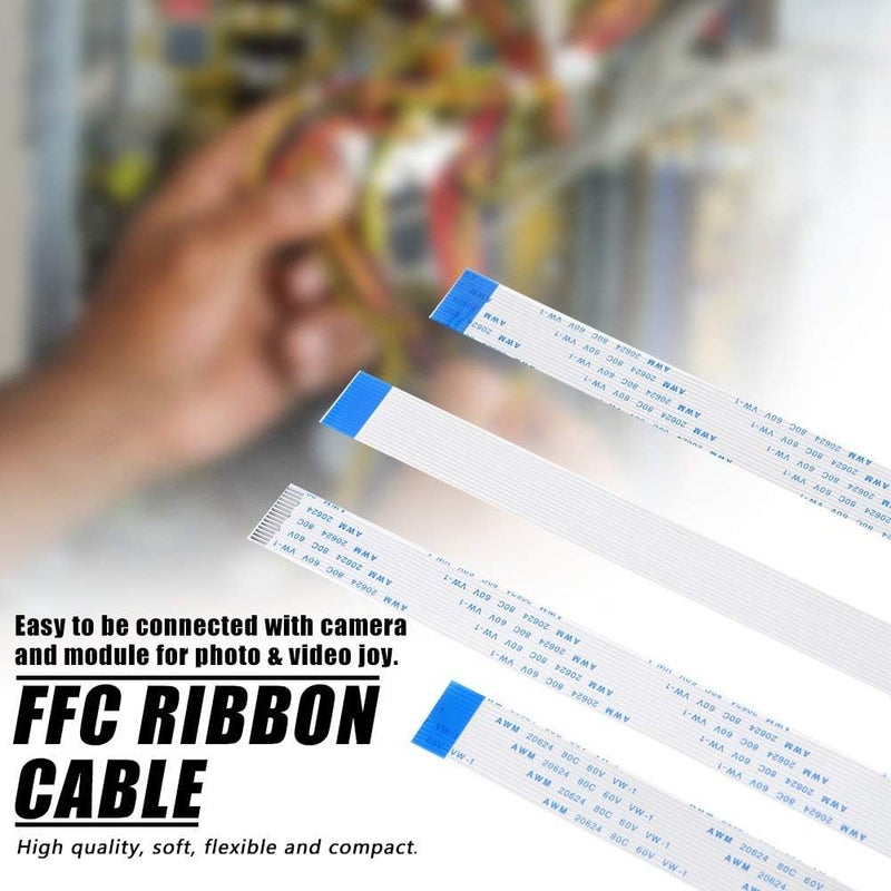 3pcs/Set 15 Pin 30cm 50cm 100cm FFC Ribbon Flexible Flat Cable for Raspberry Pi Module Camera - Image 4