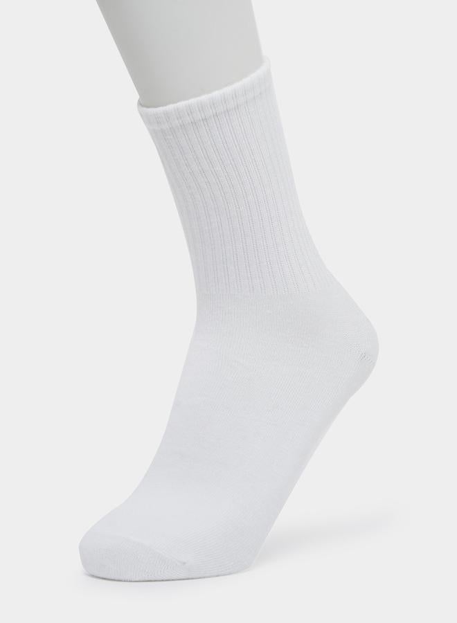 Styli Set of 3 - Solid Ribbed Socks  - Image 2