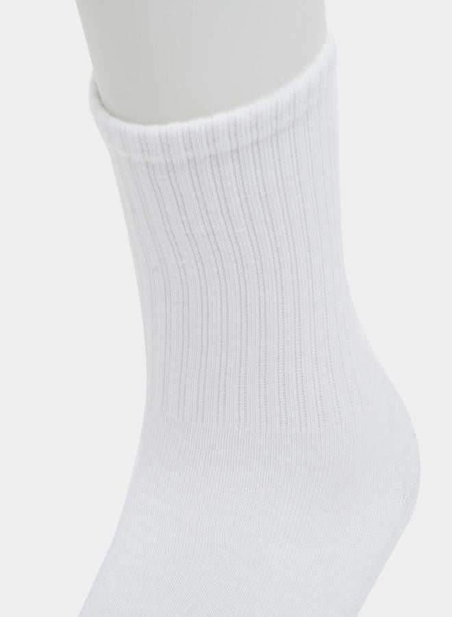 Styli Set of 3 - Solid Ribbed Socks  - Image 3