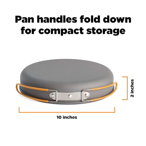 Jetboil 10-Inch Non Stick Camping Cookware Fry Pan for Jetboil Camping and Backpacking Stoves - Image 2