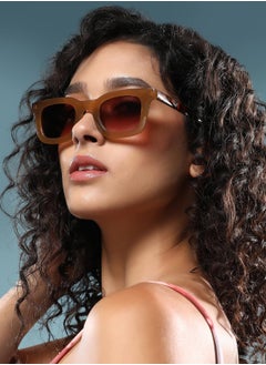 Haute Sauce Polarized Full Rim Wayfarer Sunglasses For Women  - Image 4