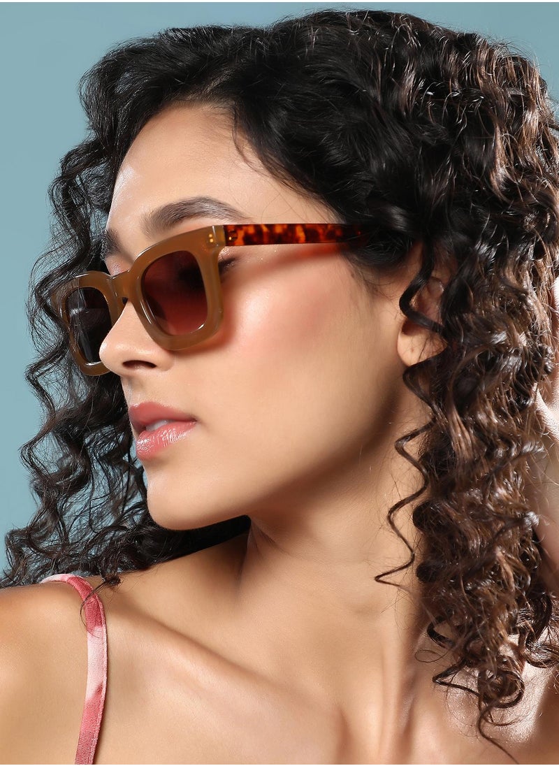 Haute Sauce - Polarized Full Rim Wayfarer Sunglasses For Women - Image 1