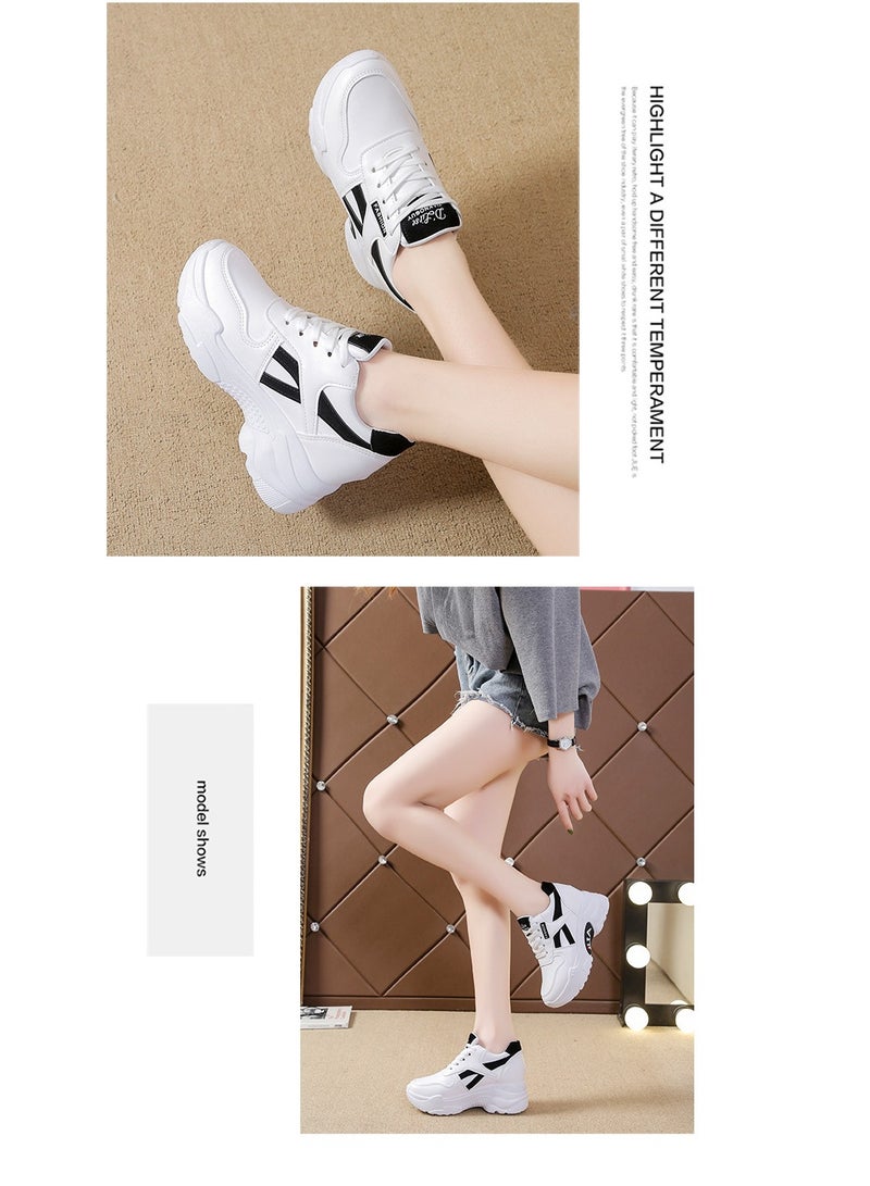 2023 Soft Soled Leather Top Breathable Casual Sports Running Shoes For Women - Image 5
