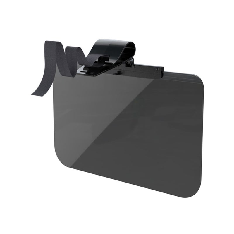 Car Sun Visor 345 X 215mm PC Material High Temperature Resistance - Anti Sun Glare Sun Visor Adjustable Lens for Day Night Car Driving - Image 1