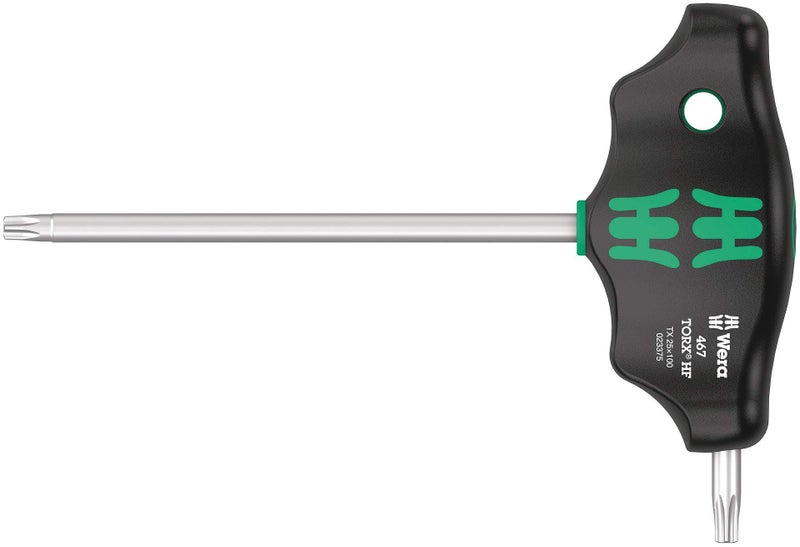 Wera 467 Tx Hf 25X100 Mm T-Handle Torx Drvr - Image 1