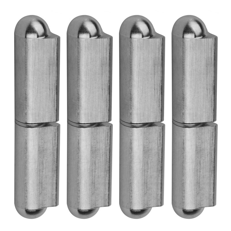 MOUNTAIN_ARK 4 Pack 4" x 3/4" Weld On Bullet Hinges, 304 Stainless Steel Heavy Duty Weldable Barrel Hinges for Trailer Ramp Gate BBQ Smoker - Image 4