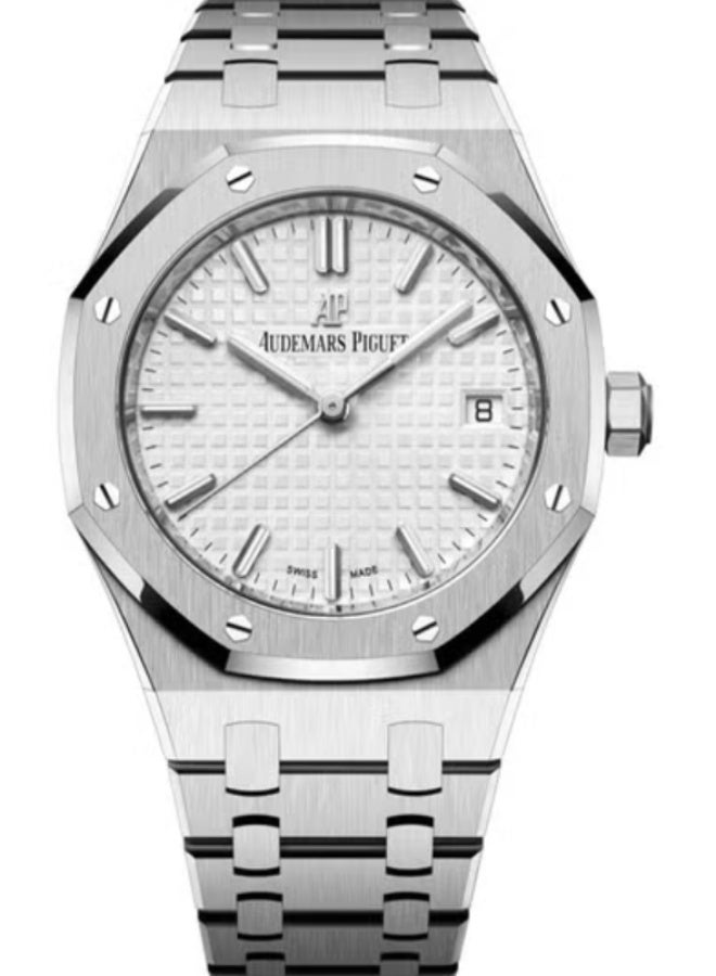 Audemars Piguet Royal Oak Unisex Luxury Watch – Swiss Automatic Movement, Stainless Steel Case & Bracelet, Iconic Octagonal Dial, Sapphire Crystal, Timeless Elegance for Men and Women