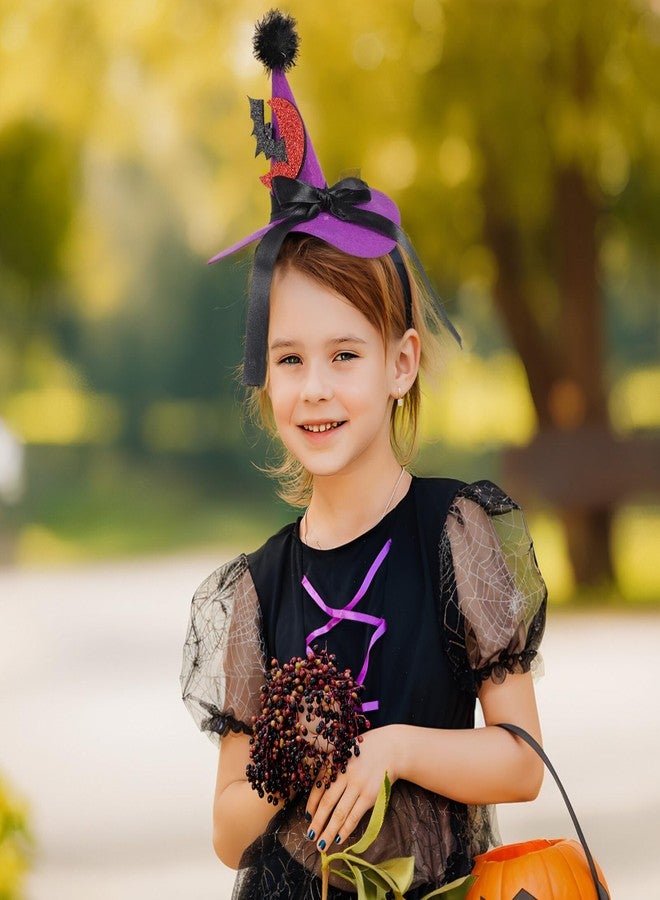 PartyKindom 3pcs Halloween Headbands: Pumpkin Hairband Witch Hat Headband Spider Hair Hoop Cosplay Party Headpiece Halloween Hair Accessories - Image 5