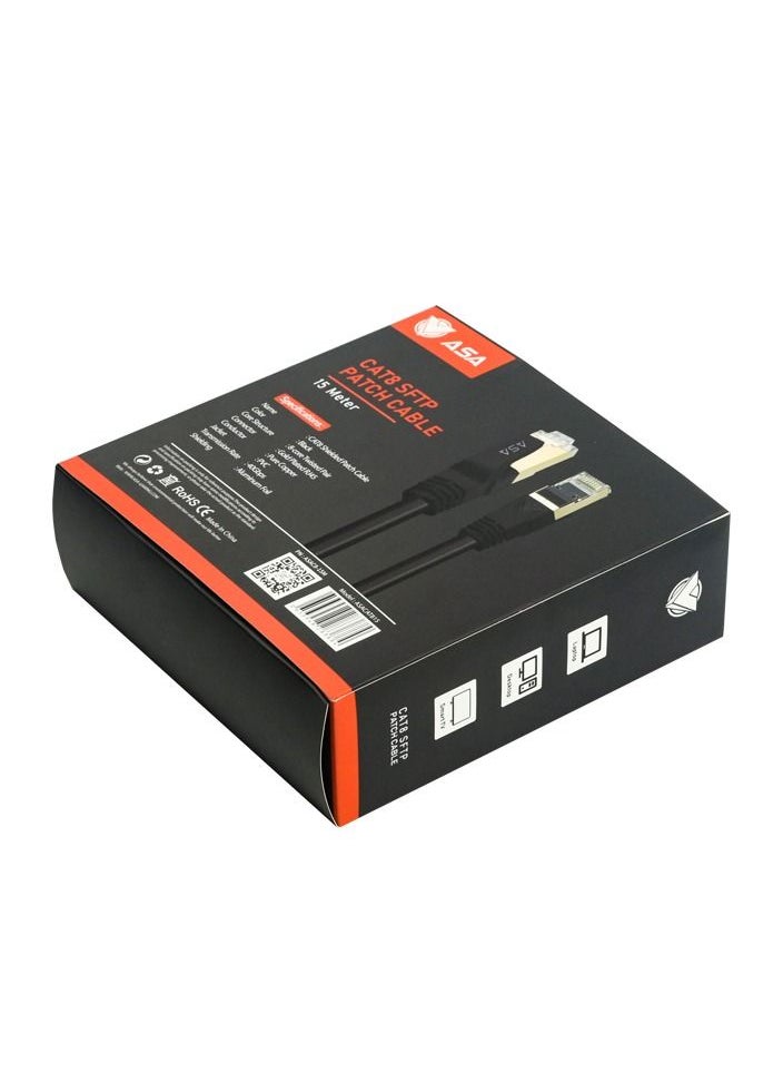 ASA - CAT8 15 meter SFTP Patch Cable 2000MHz - Image 1