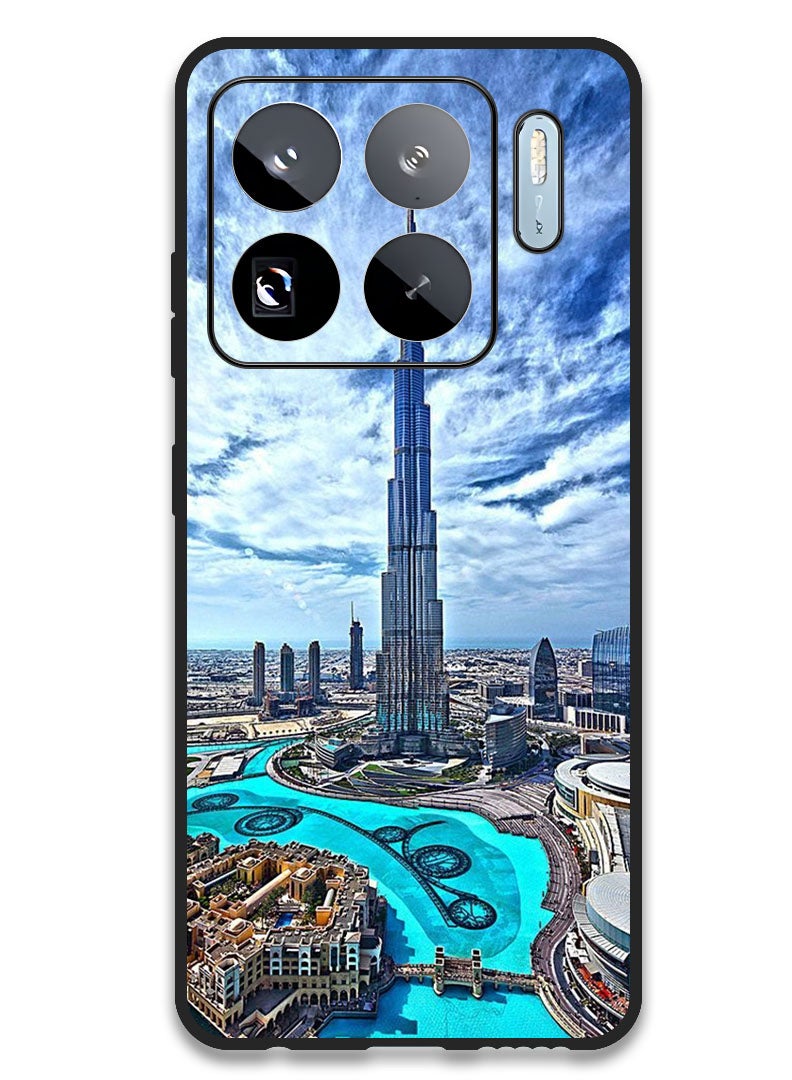 Theodor Case Compatible with Xiaomi 15S Pro 6.73 Inch Protection Shockproof Bumper Cover Burj Khalifa in Day - Image 1