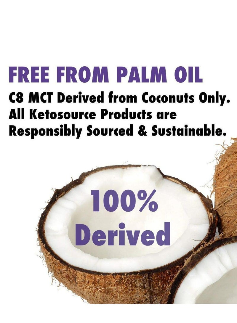 كيتوسورس زيت C8 MCT النقي 100% جوز الهند 500 مل - Image 2