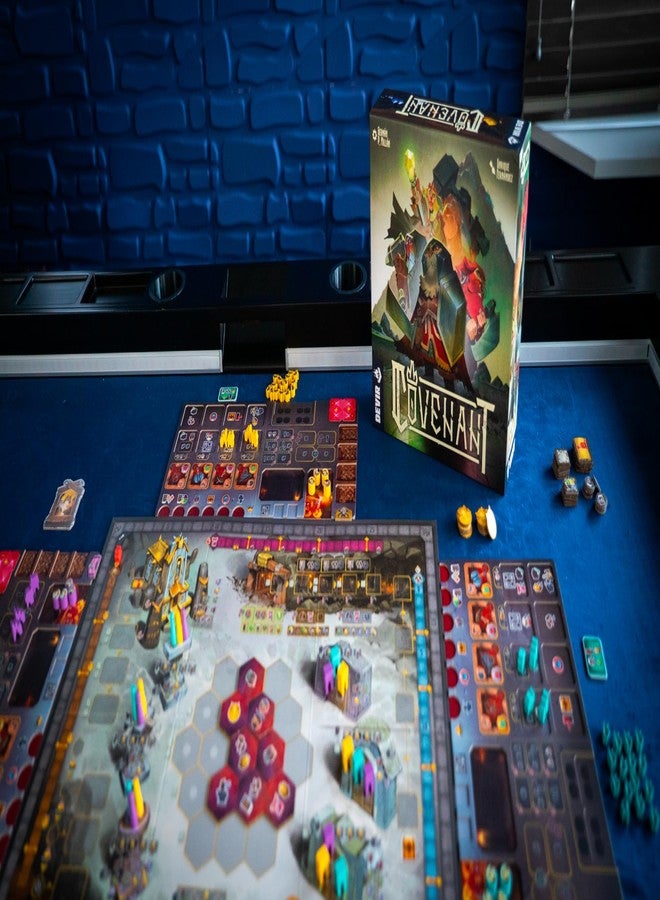Devir - Covenant Board Game, Epic Dwarven Strategy Euro Game with Worker Placement & City Rebuilding for Adults & Teens, Age +14, 1-4 Players, 120 Playtime, Multi-Language (ES, EN, Catalan) - Image 4
