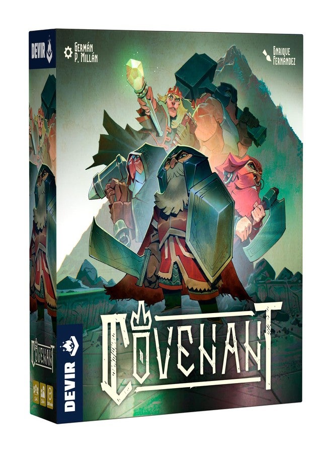 Devir - Covenant Board Game, Epic Dwarven Strategy Euro Game with Worker Placement & City Rebuilding for Adults & Teens, Age +14, 1-4 Players, 120 Playtime, Multi-Language (ES, EN, Catalan) - Image 1