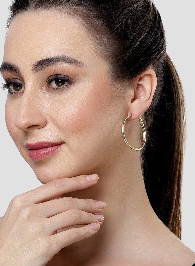 KARATCART Set of 6 Gold Plated Fashion Earrings for Women - Image 3