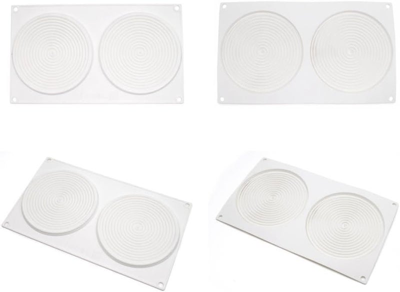 mostsom Round Spiral Shaped Cake Silicone Baking Mold DIY Spiral Silicone Candy Mould (Round Spiral B_11.88 X6.84X 0.36 inch) - Image 5