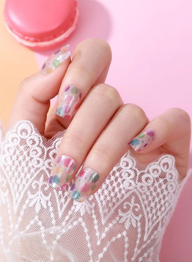 ماركة غير محددة 12 ملصق أظافر ذاتية اللصق بتصميم مميز وفريد لتزيين الأظافر وإضفاء مظهر رائع عليها  - Image 2