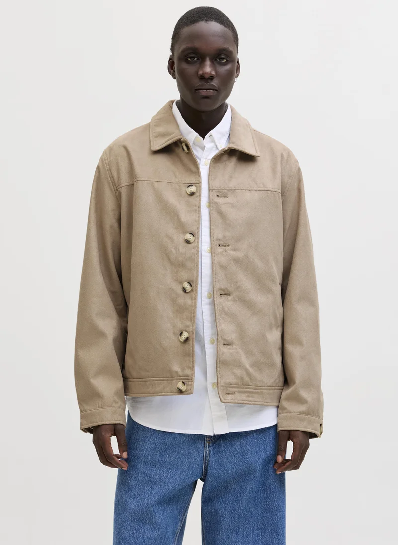 جاك اند جونز Casual Button Jacket