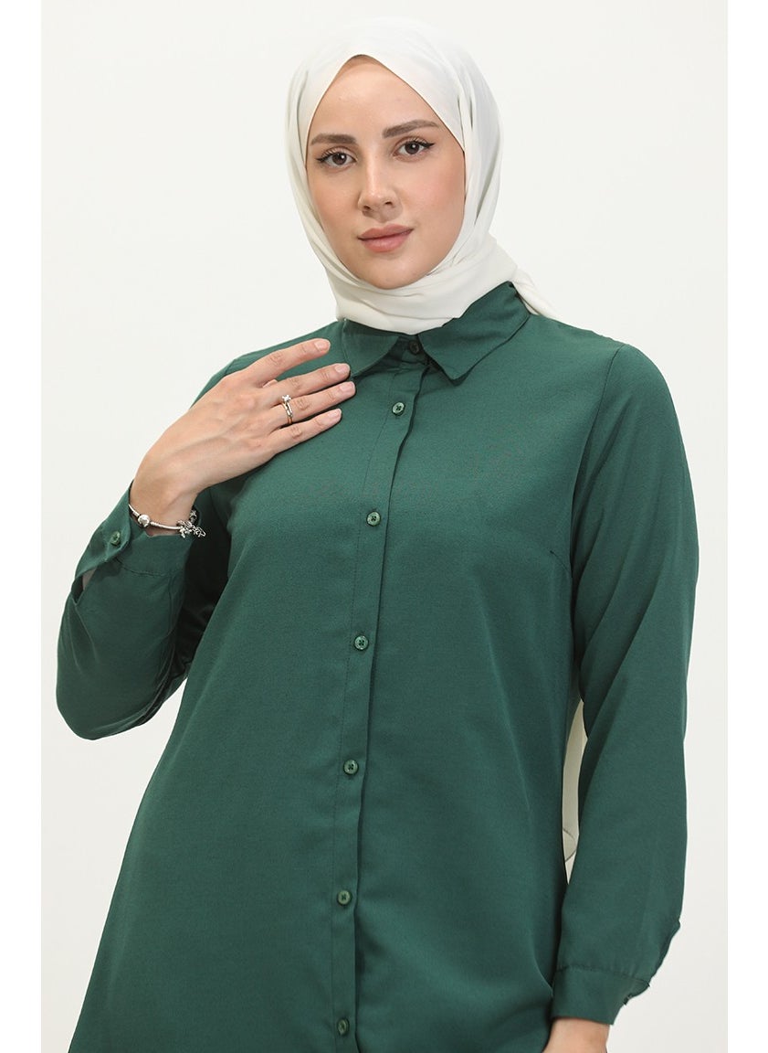 Buttoned Tunic 6122-01 Emerald Green - pzsku/Z58BB27E55F39236AEF81Z/45/_/1738801471/b145bd9a-6bdb-4eec-a3c0-ff44b7a907db