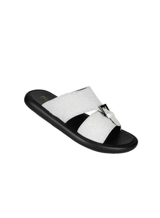 008-3408 Barjeel Uno Men Arabic Sandals 29653-07 White