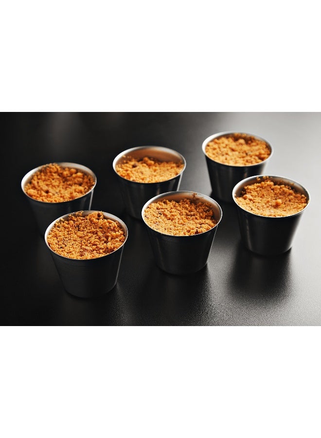 EHOMEA2Z Ramekins Stainless Steel Condiment Sauce Cups, Metal Ramekins, Commercial Grade, Multifunctional, Ideal for All Hot and Cold Sauces, Individual Portion Cups (12, 2.5 oz) - Image 5