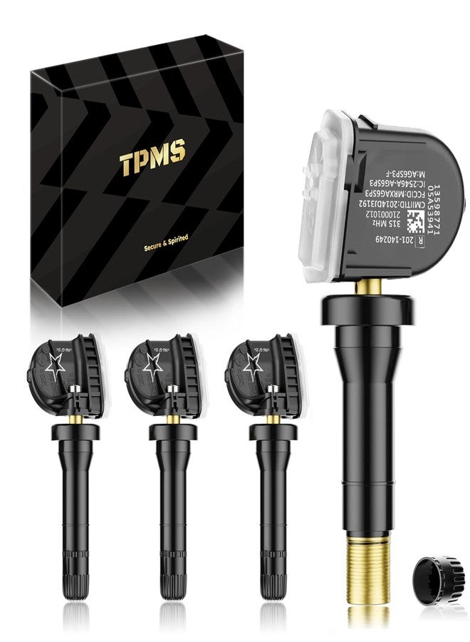PUMBOAT TPMS Sensor 315Mhz Replacement # 13598771 13598772 13586335 13581558 Tire Pressure Monitoring System Chevy Impala Tahoe Silverado Buick Cadillac GMC 4 Pack - Image 1