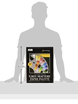 Jack Richeson Grey Matters Paper Palette, 12 by 16-Inch, 50 Sheets - JACK-100281 - Image 2