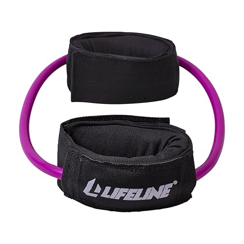 Lifeline Fitness Monster Walk Lower Body Resistance Bands with Ankle Cuffs - Durable Home Gym Equipment for Agility, Exercise, and Lower Body Strength – Multiple Resistance Levels Available 20 Pound - Image 1