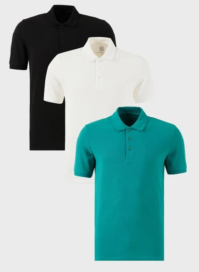 بوراتي تيشيرت رجالي قطن بولو  قطع