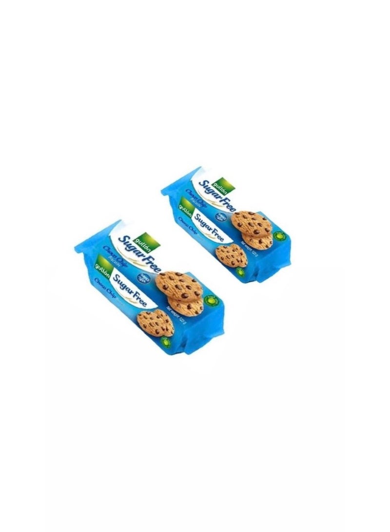 Golon 2 from Jolon - Sugar-Free Chocolate Chip Cookies - 125g - Image 1
