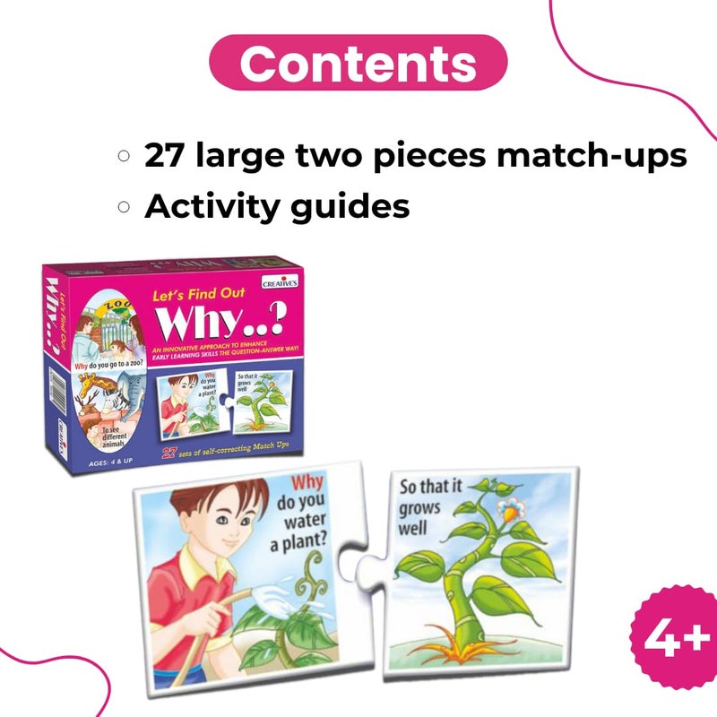 Creatives WH Series | Let's Find Out- WHY? | Question - Answer Puzzles | Learning Games for Kids | Picture Puzzles Game | Preschool Learning Games | Fun Educational for Ages 4 & Up - Image 5