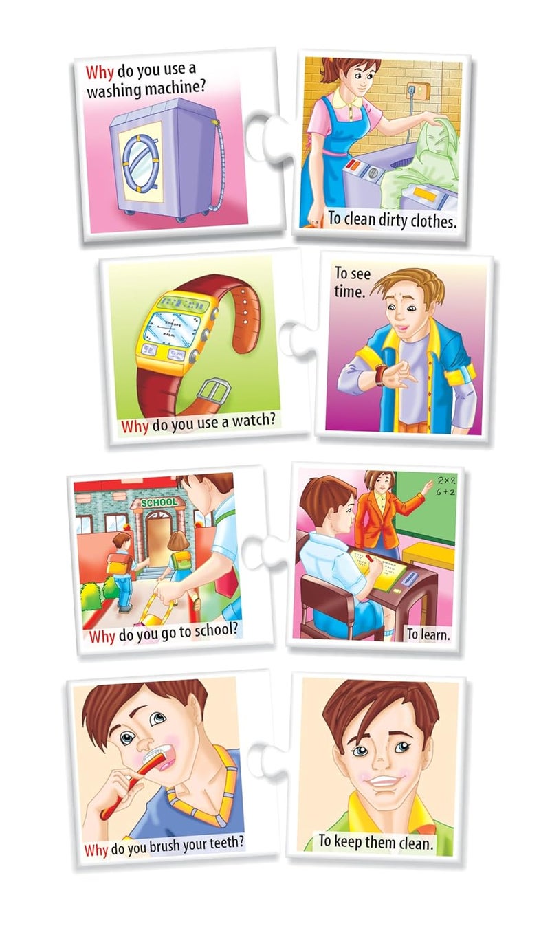 Creatives WH Series | Let's Find Out- WHY? | Question - Answer Puzzles | Learning Games for Kids | Picture Puzzles Game | Preschool Learning Games | Fun Educational for Ages 4 & Up - Image 2