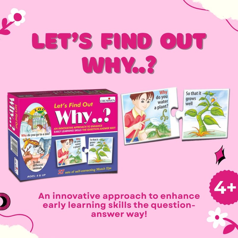 Creatives WH Series | Let's Find Out- WHY? | Question - Answer Puzzles | Learning Games for Kids | Picture Puzzles Game | Preschool Learning Games | Fun Educational for Ages 4 & Up - Image 3
