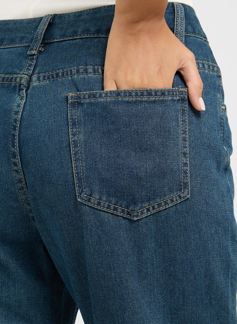 جينجر جينز مستقيم بخصر متوسط - Image 5