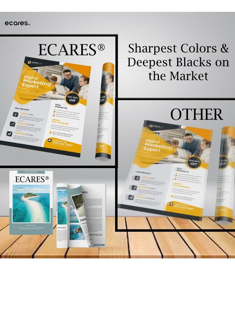 ECARES® CE311A Compatible Toner Cartridge  for HP Laserjet Pro CP1021 CP1025 CP1026nw LaserJet Pro 100 color MFP M175nw LaserJet Pro 200 M275NW (CYAN) - Image 2