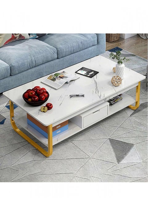 Engineered Wood Center Table Coffee Table End Table Tea Table Nesting Table Bed Sofa Side Table for Living Room Bedroom Reception Office