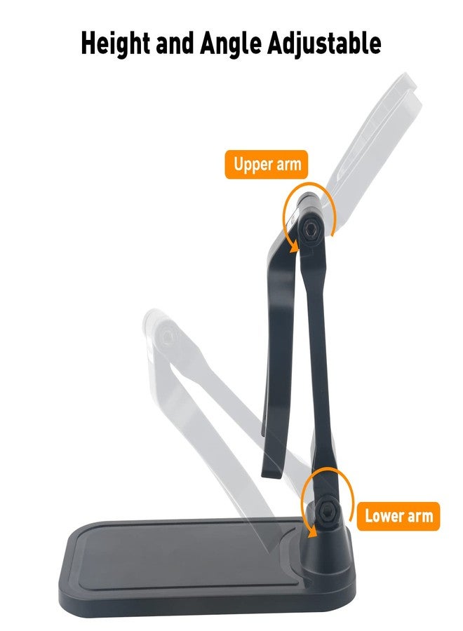 VOTTAN Universal Barcode Scanner Stand, VOTTAN Free-Installed Foldable Barcode Reader Hodlder Angle and Height Adjustable Hands Free Scanner Stand for Supermarkets Library Store Warehouse - Image 2