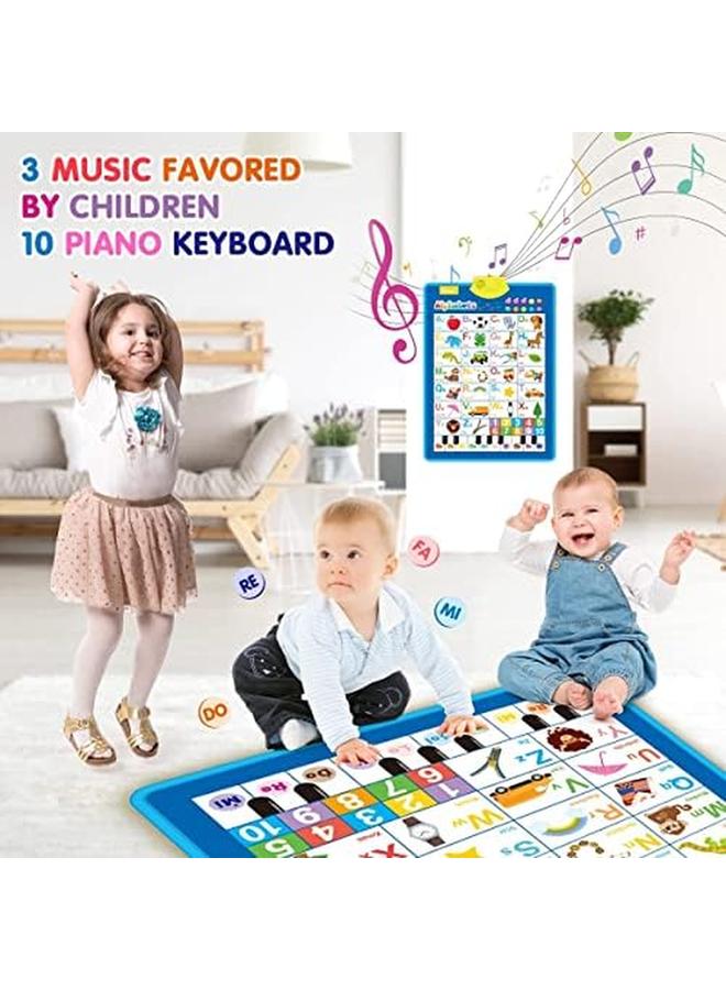 UKR Educational Toys Talking Poster For Kids Best Musical And Learning Toy For Toddlers And Babies Alphabet And Piano - Image 3
