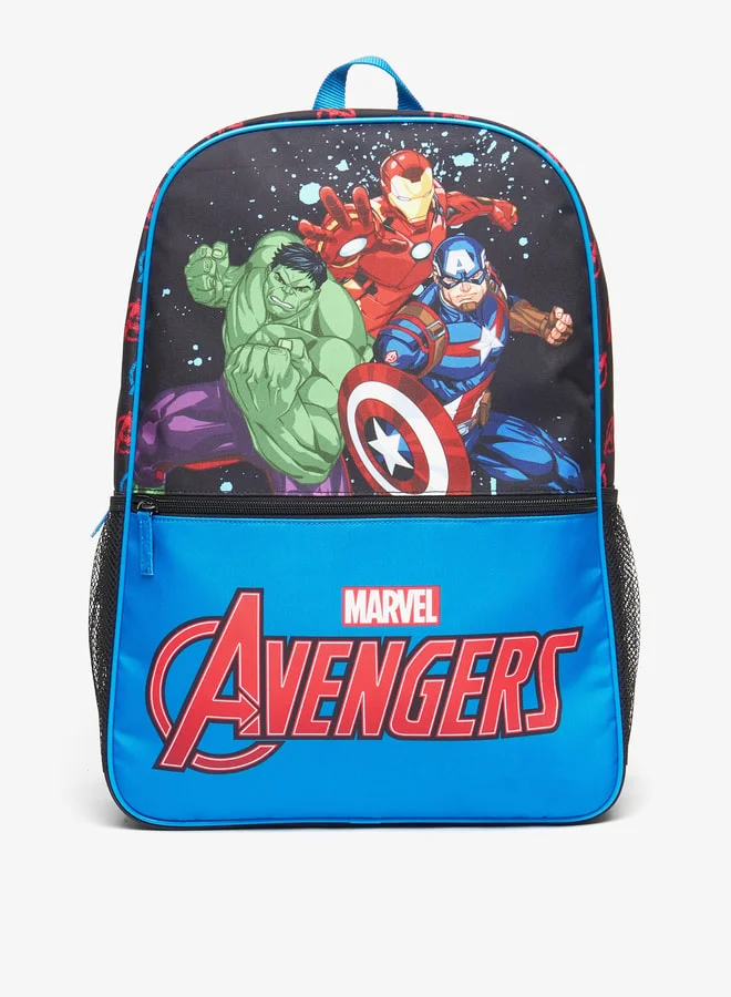 MARVEL Marvel Avengers Print Backpack with Adjustable Straps and Zip Closure - 45x33x14 cm
