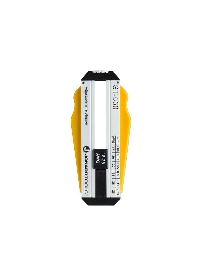 Jonard Tools St-550 Abs Adjustable Precision Wire Stripper, 18-28 Awg - Image 1