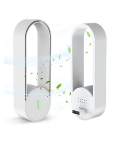 Mini Negative Ion Air Purifier - Quiet, Low Power, Portable Air Ionizer for Kitchen, Bathroom, Bedroom, Pet Room, Smoking Area - Upgraded Design