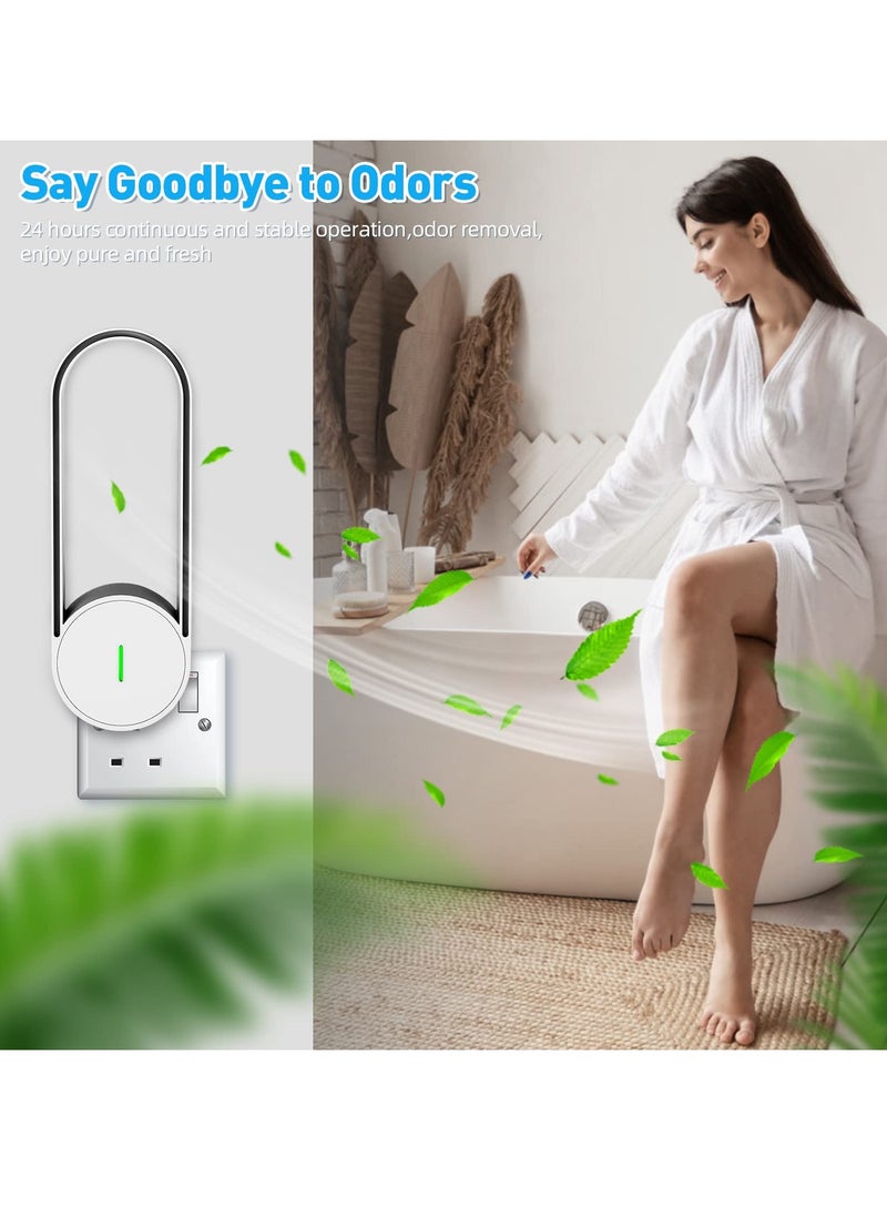 Generic - Mini Negative Ion Air Purifier - Quiet, Low Power, Portable Air Ionizer for Kitchen, Bathroom, Bedroom, Pet Room, Smoking Area - Upgraded Design - Image 1