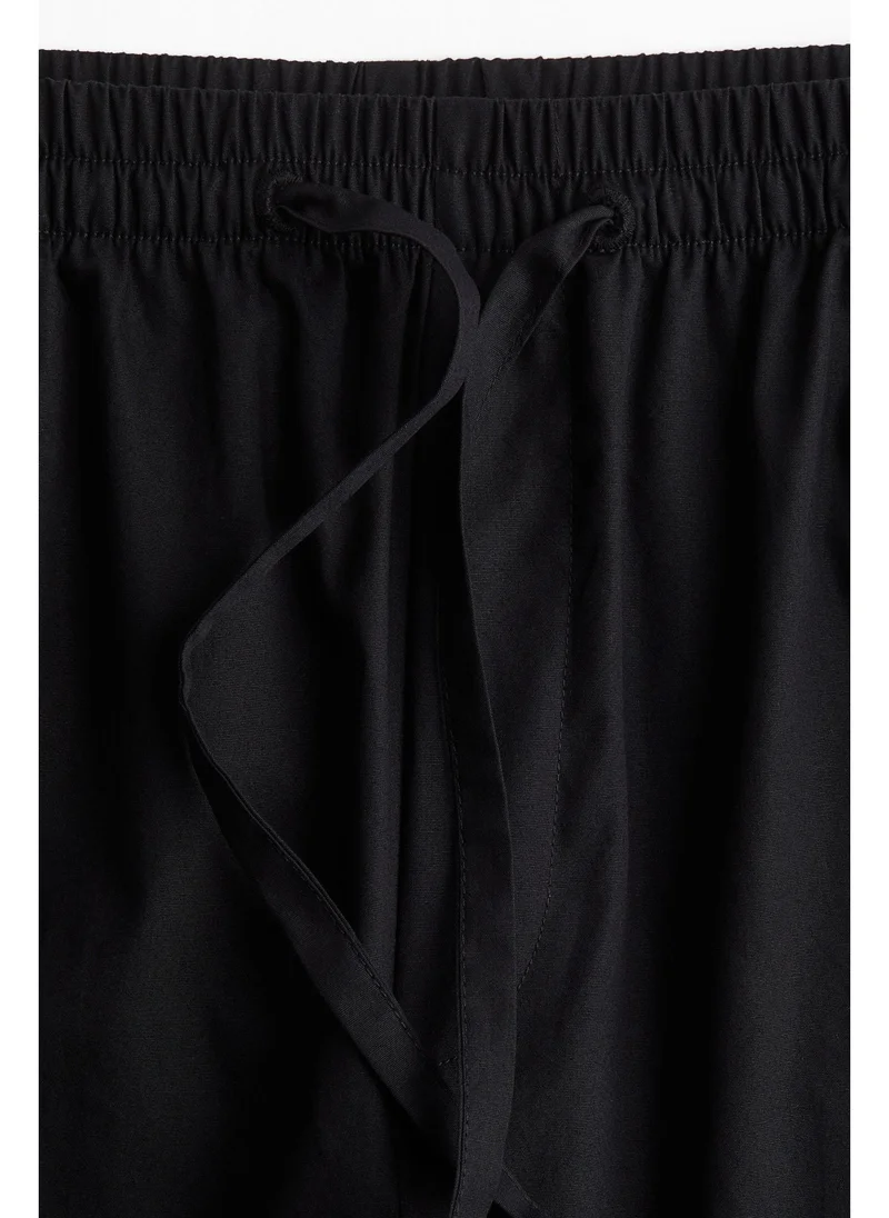 H&M Cotton drawstring trousers